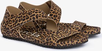 Pedro Garcia Print suede anatomical flat sandal | Jedda | Fall-winter 26 |