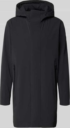 Strellson Regular Fit Funktionsmantel aus wasserabweisendem Material in Black, Gr&ouml;&szlig;e 46