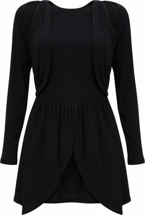 Isabel Marant Black Round Neck Mini Dress