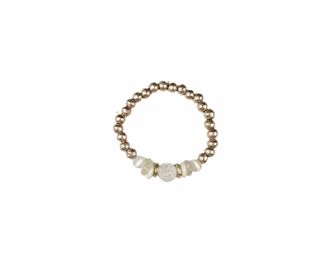 Twine & Twig Womens Marrakech Metal Bracelet In Blanc