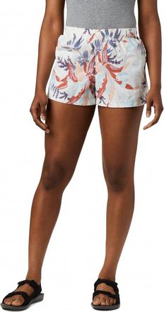 Columbia Womens Sandy River Ii Printed Shorts In New Moon Magnolia Print