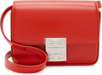 Givenchy Red Calfskin 4G Small Shoulder Bag (Authentic Pre-Loved)