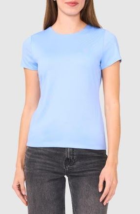 Halogen Essential Compression T-Shirt in Della Blue at Nordstrom Rack, Size Xx-Small
