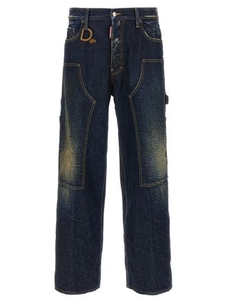 Dsquared2 Blue Loose Carpenter jeans