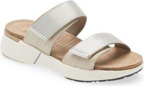 Naot Calliope Slide Sandal in Ivory/Silver at Nordstrom Rack, Size 10Us / 41Eu