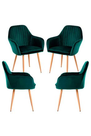 Regalos Miguel Regalos Miguel - Packs Sillas Comedor - Pack 4 Sillas Chic - Verde