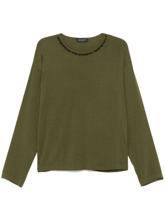 Fabiana Filippi Sabl&eacute; T-shirt - Groen