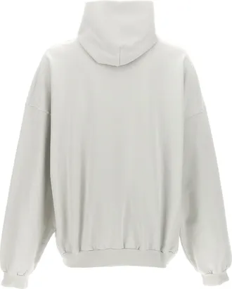 Balenciaga Womens White Cotton Sweatshirt Clothing