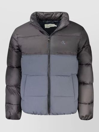 Calvin Klein colorblock puffer jacket