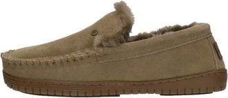 Warmbat Grizzly Suede Loafer - Heren - Loafers - Grijs - 43 EU - Wol - Schoenen