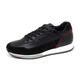 Hogan Sneakers, male, Black, Size: 7 1/2 US Hxm3210K860Ifw0Xcg H Stitching Shoe