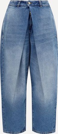 Balmain Jeans barrel in denim Woman 34