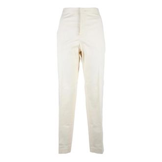 Fabiana Filippi Straight Trousers, female, Beige, Size: XS Straight Trousers