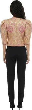 Dolce & Gabbana Floral-Jacquard Acetate Blazer - Multicolor