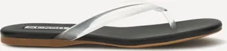 Senso Sandali infradito in pelle e gomma Woman 39