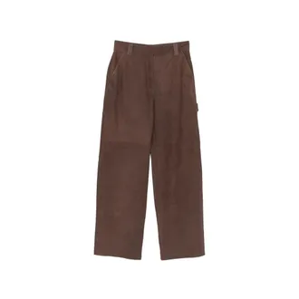 Iro Leather Panelled Trousers