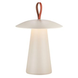 Nordlux Modern Outdoor Table Battery Light Sand Aluminium Intergrated LED Touch Dimmer - Battery, IP54 in Light Beige
