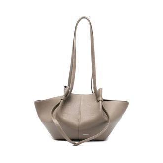 Yuzefi Dames, Tassen, Grijs, Maat: ONE Size Leer