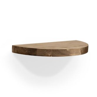 Deco Wood Mesita de noche de madera maciza flotante envejecido de 3,2x40cm