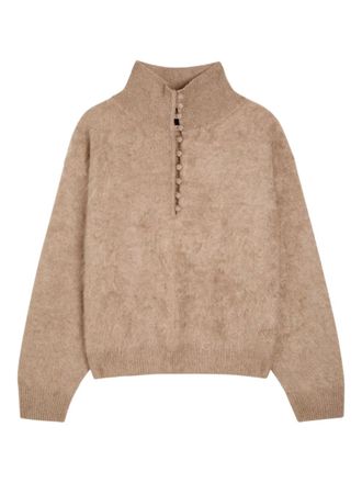Rag & Bone Jada button sweater - Beige