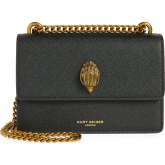 Kurt Geiger Mini Shoreditch Leather Crossbody Bag in Black at Nordstrom Rack