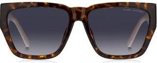 Marc Jacobs 57mm Square Sunglasses in Havana Beige at Nordstrom Rack