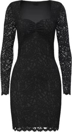 Guess Abito in Pizzo a Maniche Lunghe - - Dresses - Donna - Nero - S
