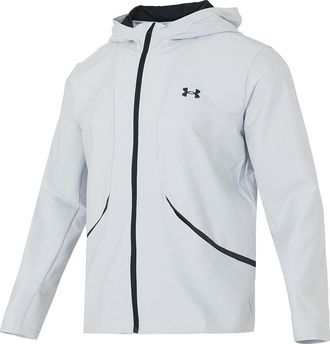 Under Armour Unstoppable Woven Jacket Halo Gray Black 6014621-014