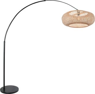 Steinhauer L&aacute;mpara De Pie - Sparkled Light - Negro - Bamb&uacute; - Steinhauer
