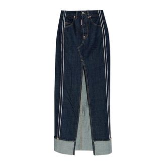 Dsquared2 Denim Skirts, female, Blue, Size: 4XS Denim skirt
