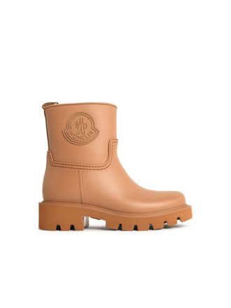 Moncler Kickstream Light Brown Pvc Rain Boots
