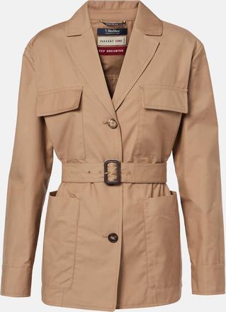 Max Mara Giacca Giulia in twill di misto cotone