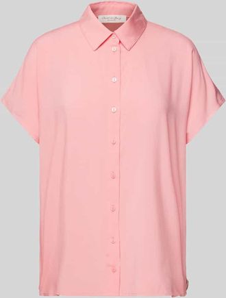 Christian Berg Regular Fit Hemdbluse mit Kappärmeln in Pink, Größe 36