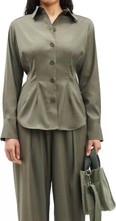 Sams&oslash;e & Sams&oslash;e Sajul Shirt In Dusty Olive
