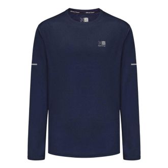 Karrimor Heren-T-shirt met lange mouwen en reflecterende details (Marine)