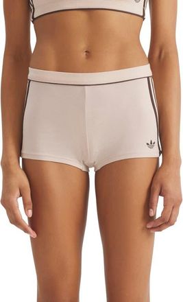 adidas Originals 3-Stripes Boyshorts in Stone Khaki at Nordstrom, Size Xx-Large