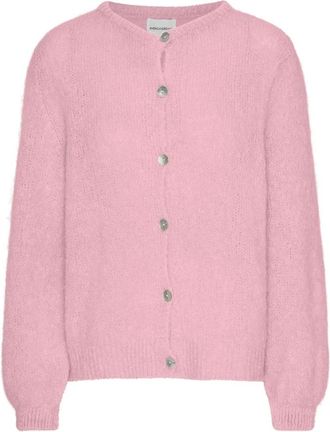 Americandreams Susan Alpaca Cardigan - Dames - Vesten - Paars - L - Wol - Truien & Vesten