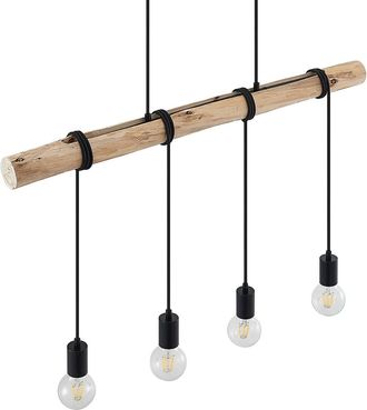 Lindby L&aacute;mpara Colgante ferris En Marr&oacute;n De Metal - Lindby