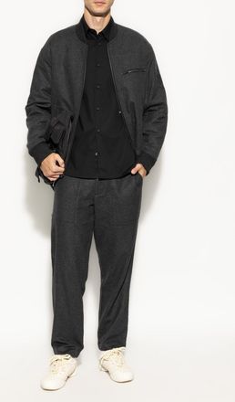 Iceberg Shirt With Logo, Mens, Black