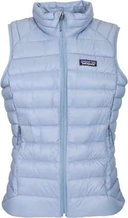 Patagonia Windproof Dons Vest - Dames - Bodywarmers - Blauw - S - Nylon - Fitness