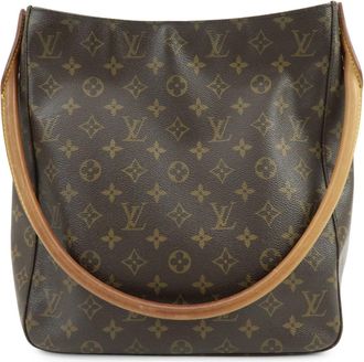 Louis Vuitton Looping Monogram Canvas Brown Canvas Handbag (Pre-Owned)