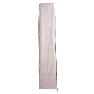 Hhg Nunca Usado] Funda Protectora Hhg Para Parasol Voladizo De Hasta 3,5 M, Funda Con Cremallera, Gris Crema