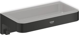 GROHE Quickfix Start Cube - Estante, Longitud 20 Cm, Negro Mate 411072430
