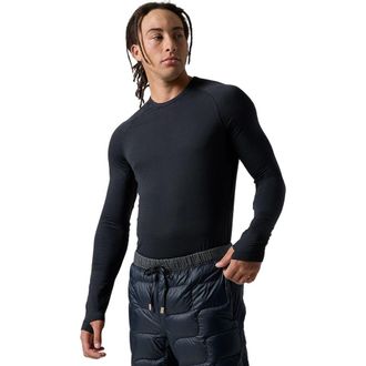 Backcountry Pines Micrrid Ultra-Lt Baselayer Crew Top - Mens in Black at Nordstrom, Size Xx-Large