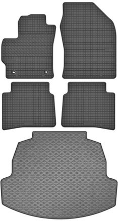 OEM Toyota Corolla Xii E210 Sed&aacute;n A Partir De 2019 Set - Alfombrillas De Goma Para Coche + Alfombrilla Para Maletero
