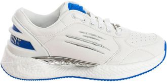 Plein Sport Sportieve Mid-Top Sneakers - Heren - Fitnessschoenen - Wit - 40 EU - Leer - Fitness