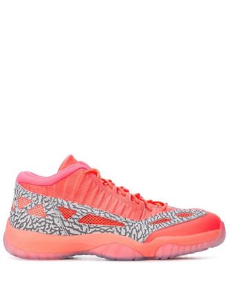 Nike Jordan NIKE 919712600 FLASH CRIMSON/CEMENT GRAY Synthetic->Acetate - unisex - Rubber/Leather - 14 - Pink