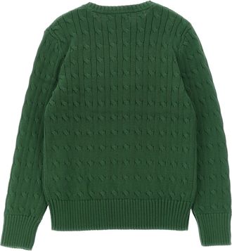 Polo Ralph Lauren Braided Cable Knit Sweater - Green