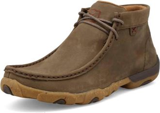 Twisted X Boots Womens Classic Chukka Driving Moc Shoe In Shitake