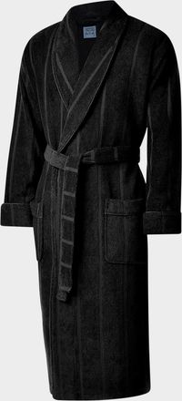 Majestic International Men & apos;s Ultra Lux Jacquard Shawl Robe